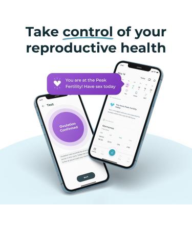 Inito Fertility Monitor & Hormone Tracker | Ovulation Predictor for Women | 15 Test Strips | Compatible with iPhone 15 Pro Max | Track Estrogen LH Progesterone Levels - Buy Online on GoSupps.com