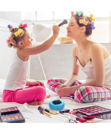 Magnetic Round Pincushion Holder with 90 Hair Clips - Blue | Multi-Function Pin Storage Tool for Sewing Needles and Hair Clips - Buy Online on GoSupps.com