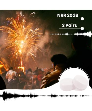 Rebel Tactical Pillow Soft Silicone Ear Plugs - NRR 20db - Reusable Noise Cancelling Ear Plugs for Sleeping, Shooting Range, Safety, Concerts, Swimming, Travelling, and Snoring - Buy Online on GoSupps.com