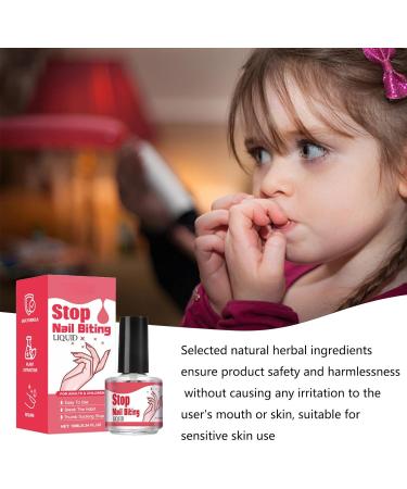 No Bite Nail Polish 10ML Anti Bite Nail Polish | Stop Biting Nails Stop Nail Biting Solution Safe Long-Lasting For Kids And Adults To Curb Nail Biting - Buy Online on GoSupps.com