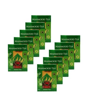 Mahmood Pack of 10 Mahmood Green Tea - 450g tin