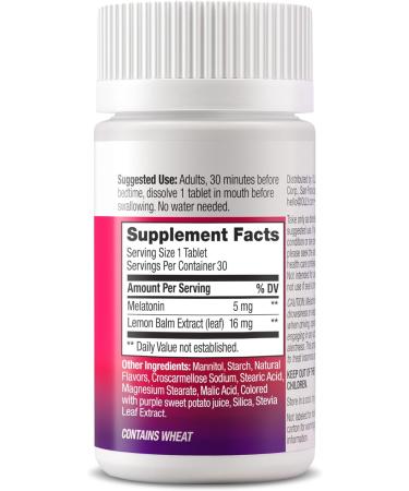 OLLY Extra Strength Sleep Fast Dissolve Tablets 5mg Melatonin Vegan Strawberry - 30ct 30 Count (Pack of 1) - Buy Online on GoSupps.com
