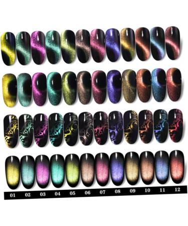Balacoo gel for nails magnetic nail polish nail gel 5d gel polish Cat Eye Gel double head beetle 9d 1 count (Pack of 1) As Shown - Buy Online on GoSupps.com