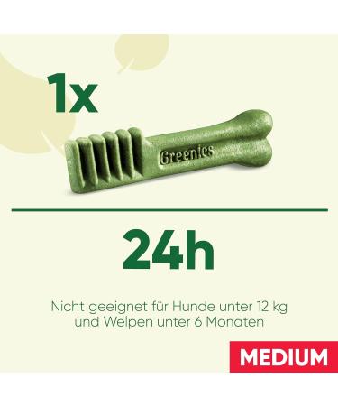 Buy Greenies Dental Treats for Medium Dogs (340g) - Daily Tooth Cleaning Snacks for Healthy Teeth & Gums - Buy Online on GoSupps.com