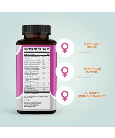 LifeSeasons Pausitivi-T Menopause Relief Supplement - Hormone Balance & Hot Flash Support - Black Cohosh & Soy Isoflavones - 60 Capsules - Buy Online on GoSupps.com