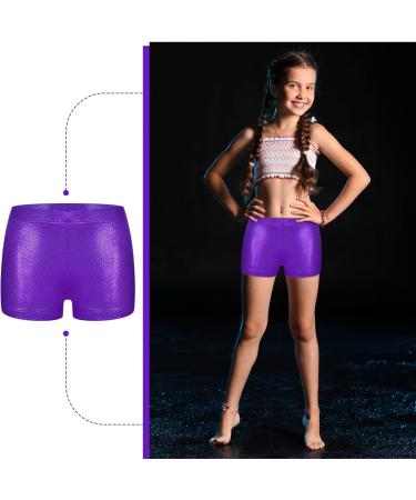 5 Pack Girls Gymnastics & Ballet Dance Shorts - Metallic Shorts for 6-9 Year Olds - Buy Online on GoSupps.com