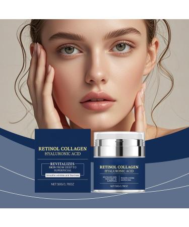 Collagen Retinol & Hyaluronic Acid Cream Daily Moisturizer Face Cream Day-Night Anti-Aging Moisturizer Vit A & E Retinol Body Cream for Improved Skin Reduces Wrinkles & Dryness 1.7 fl.oz. - Buy Online on GoSupps.com