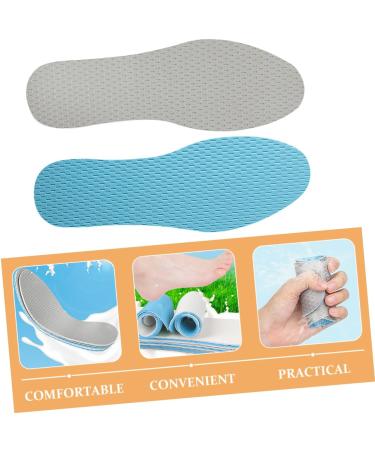 Orthotic Insole Inserts for Women - Arch Support Shoe Pads & Cushions | Sweat-Absorbing Liners - 1 Pair Grey - Buy Online on GoSupps.com