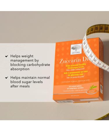 New Nordic Zuccarin Diet - Herbal Supplement to Support a Healthy Lifestyle - Contains White Mulberry Leaf Extract & Green Coffee Bean Extract - 60 Vegan Tablets (Pack of 3) - Buy Online on GoSupps.com