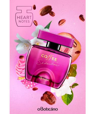 Coffee Woman Seduction Eau de Toilette by O Boticario | Long Lasting Perfumes for Women | Sweet Floral Fragrance For Women (3.4 fl oz) - Buy Online on GoSupps.com