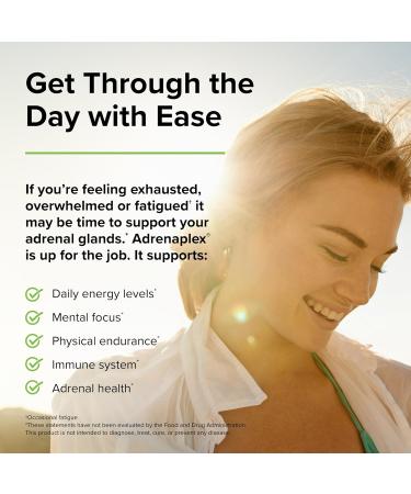 Terry Naturally Adrenaplex - Maximum Adrenal Support 60 Capsules | Boost Energy & Wellness - Buy Online on GoSupps.com