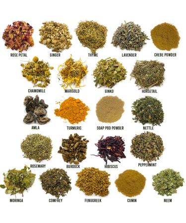 22 Kinds Hair Tea Rinse for Growth & Healthy Scalp | Natural Herbal Infusion 4oz - Rejuvenate Your Hair - Buy Online on GoSupps.com