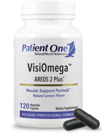 Patient One VisiOmega | Supports Eye Health* | AREDS 2 Vitamin Mineral and Antioxidant Supplement Plus Omega 3 Fish Oil and More | 120 Capsules
