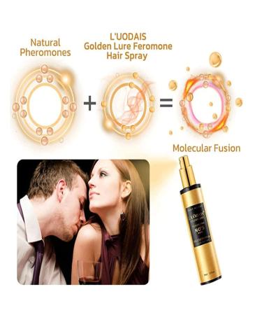 L'UODAIS Golden Lure Feromone Hair Spray 2023 - Long Lasting Hair Treatment Oils - Buy Online on GoSupps.com