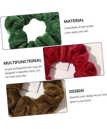 minkissy Christmas Hair Rope Ponytail Holder Xmas Hair Scrunchies Elk Hair Scrunchies Hair Ropes Bobbles Hair Ponytail Decorative Rubber Band Hair Tie Holder Fabric The Bubble Miss - Buy Online on GoSupps.com