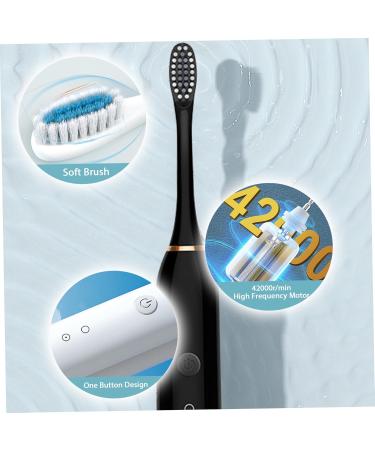 Buy Electric Toothbrush Set - Rechargeable Adults Toothbrush with 4 Brush Heads 6 Modes Waterproof Smart Timer - Whiten Teeth Low Noise Longer Life - Shop Now - Buy Online on GoSupps.com