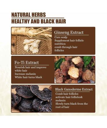  JPSDOWS Anti-Gray Hair Serum Ganoderma Nutrients Natural Darkening | The 30ml anti-gray hair serum promotes healthier thicker hair. - Buy Online on GoSupps.com