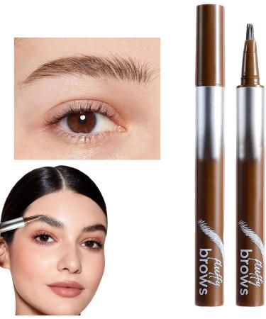 Liquid eyebrow pencil eyebrow tint pencil Long Lasting Eyebrow Pen Liquid Waterproof Eyebrow Pencil Accurate natural eyebrow color smudgeproof eyebrow pen for eyebrows 02 - Buy Online on GoSupps.com