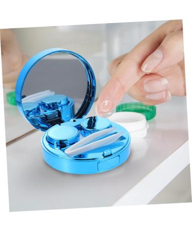 Buy Healeved Starry Sky Glasses Case & Contact Lens Container - Travel Suite Hard PP Blue (7.5x7.5 cm) | International Shipping Available - Buy Online on GoSupps.com