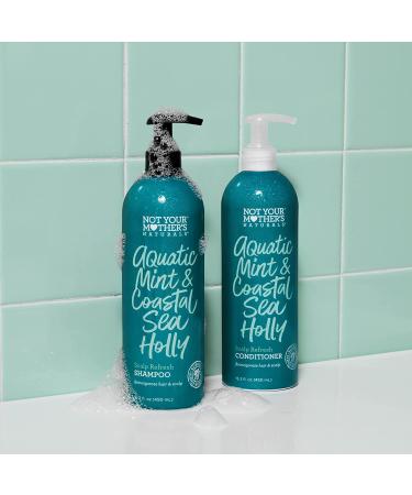 Not Your Mother's Naturals Aquatic Mint Shampoo & Conditioner Set - 16 Oz + Woody Mint 15.2 Fl Oz (Pack of 2) - Buy Online on GoSupps.com