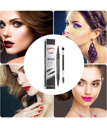  Zasdvn Waterproof Eyebrow Pencils for Women Precise Double Tip Cosmetic With 2 Forks Eyebrow Foundation Pen For Women Long Lasting Makeup Beauty Shaping Lifting Definition - Buy Online on GoSupps.com