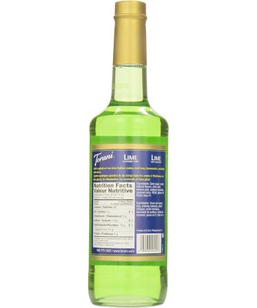 Torani Blue Raspberry Syrup Plastic Bottle 750 ml & Lime Flavour Syrup 750 Milliliter Syrup + Lime Syrup - Buy Online on GoSupps.com