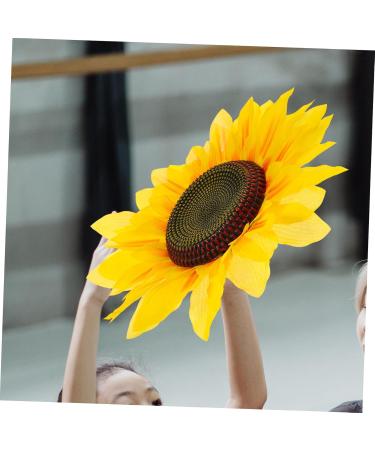Gadpiparty 2pcs Holding Sunflower in Hand Children Playthings Sunflower Shaped Cloth Sunflower Head Ornaments - Buy Online on GoSupps.com
