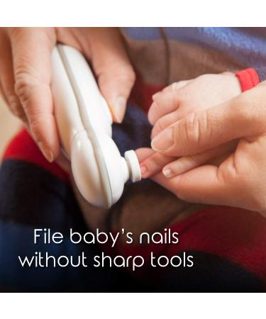 Electric Baby Nail File Trimmer - Safe Infant and Toddler Nail Care | Baby Grooming Kit - Buy Online on GoSupps.com
