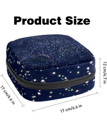 Abstract Glitter Lady Napkin Storage Bag - Portable Menstrual Cup & Breastfeeding Holder for Women & Teens - Buy Online on GoSupps.com