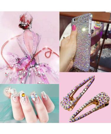 Strass Nail Art Kit - 1500PCs Off & Clear Crystal Gem Decorations with Tweezers & Rhinestone Picker Pen - DIY Nails Clothing & Craft - 6 Sizes for Stunning Designs - Buy Online on GoSupps.com