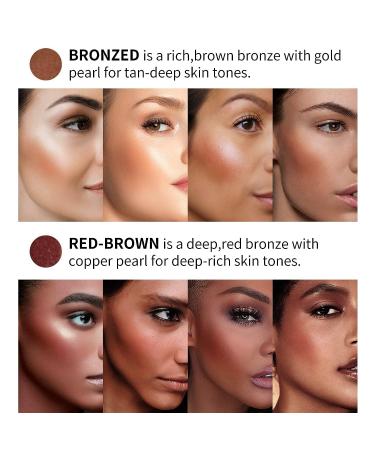MAEPEOR Natural Bronzer Shimmer Contour Makeup Liquid - Light Gold Shade for Women and Girls - Buy Online on GoSupps.com