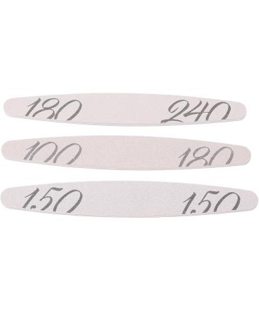 Nail File Manicure Tool Wide Application Nail File 3 Pieces Professional for Home Salon - Buy Online on GoSupps.com