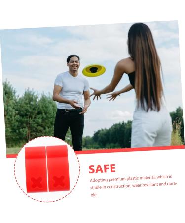 CLISPEED 2pcs Buckle Exercise Accessories Disc Clip - Outdoor Plastic Black Red - 4.5x2x2cm (4pcs) - Buy Online on GoSupps.com