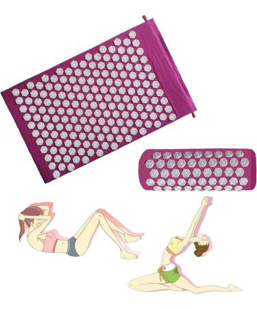 Shop Pologmase Acupressure Mat Set - Light Acupressure Pad & Pillow for Relaxation & Well-Being | International Shipping Available - Buy Online on GoSupps.com
