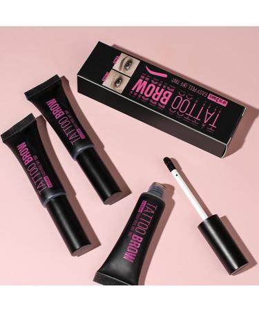 Eyebrow Gel Peel Off Natural Quick-Drying Long-Lasting Brow Shaping Gel | Waterproof Sweatproof Eyebrow Mascara Natural for Creates Full Brows Littryee 01 - Buy Online on GoSupps.com