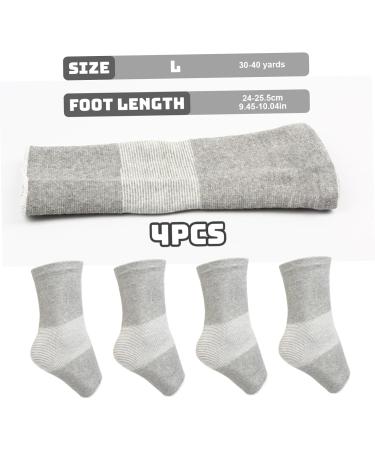 Ankle Compression Socks for Women & Men - 2 Pairs Bamboo Support Socks for Pain Relief & Anti-Fatigue - Buy Online on GoSupps.com