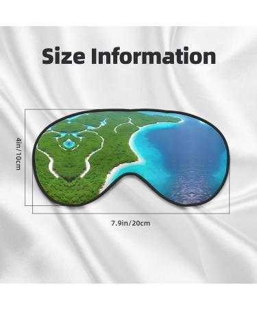 Silky Sleep Masks - Ocean-Inspired Satin Eye Cover for Travel & Nap - Comfortable Blindfold for Men & Women - Buy Online on GoSupps.com
