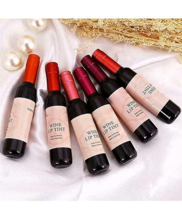 6 Colors Wine Lipstick Set - Matte Long-Lasting & Waterproof Lip Tint for Women & Girls | Perfect Gift for Moms & Friends - Buy Online on GoSupps.com