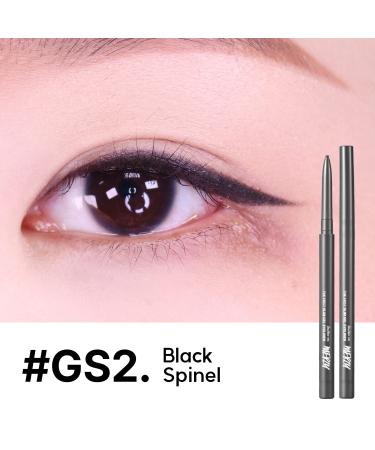 MERZY Slim Gel Eyeliner - Ultra-Slim Pencil with Creamy Texture - K-Beauty GS2 - Black SPINEL (0.03Fl Oz 0.05g) - Buy Online on GoSupps.com
