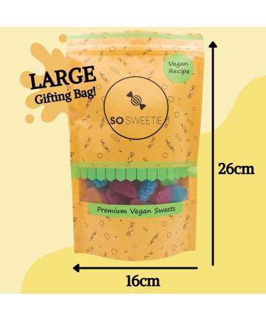 SoSweetie Vegan & Vegetarian Premium Gummy Sweets - Resealable Pouch, Perfect for Kids & Adults - Ideal for Birthdays, Parties & Gifting - Buy Online on GoSupps.com