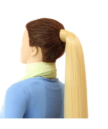 Hair2Heart Ponytail Extensions - Golden Blonde 60cm 100g #15 | Premium Braid Straight Hair Extensions for Effortless Style - Buy Online on GoSupps.com