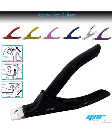 YNR 3 Way Acrylic Nail Clipper UV Gel False Fake Nail Cutter Professional Salon & Manicure Art Tool (Orange) - Buy Online on GoSupps.com