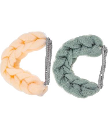 Mobestech 4 Pcs Cute Bath Loofah Set - Soft Shower Scrubber & Cleaning Sponges for Relaxing Bath Experience - Buy Online on GoSupps.com