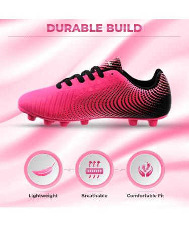 Buy Vizari Unisex Kids Stealth FG Shoes - Size 30 EU - Pink & Black - International Shipping Available - Buy Online on GoSupps.com