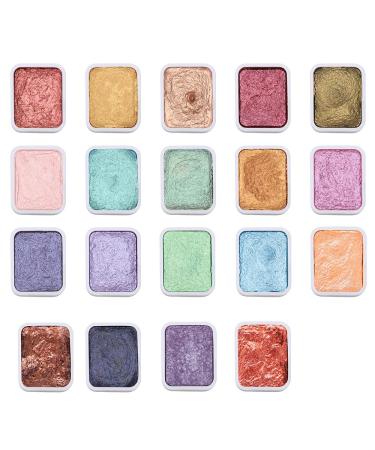 Decoration Paint DIY Manicure Blooming Shimmer Pearl Effect Nail Glitter Watercolor Solid Pigment Paints Set(12colors set)