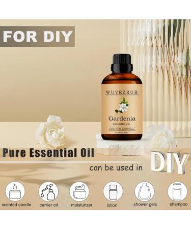 Gardenia Essential Oils 60ML Pure and Natural Essential Oil for Aromatherapy Diffuser - Gardenia /2 Fl Oz - Buy Online on GoSupps.com