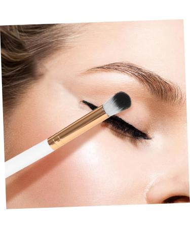 VINTORKY 10pcs Makeup Brush Make up Eyeshadow Brush Precision Eyeshadow Brush Wooden Handle White - Buy Online on GoSupps.com