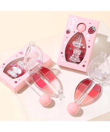 Palette De Gloss Pour Les L vres | Rouge L vres Brillant Hydratant Teint 6 Couleurs Brillant Teint Hydratant et R sistant la Transpiration - Pour Filles Adolescentes Cosm tiques - Buy Online on GoSupps.com