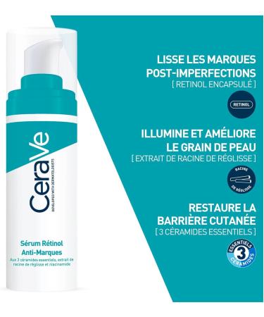  CeraVe CeraVe: Anti-Mark Retinol Serum for Acne & PIH Brands with Ceramides (30ml) + Moisturizing Face & Body Lotion for Dry to Very Dry Skin (236ml) - Buy Online on GoSupps.com