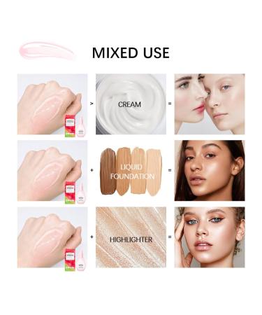Niacinamide Brightening Serum with Hyaluronic Acid | Moisturizing Lightweight Facial Serum & Pre-Makeup Lotion (2.64oz) - Brighten & Hydrate Your Skin - Buy Online on GoSupps.com